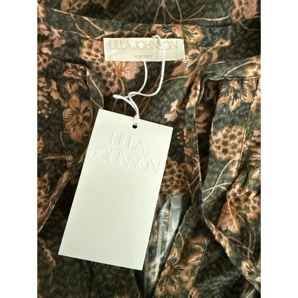 Ulla Johnson Tillie Blouse in Balsam Cotton Blend Voile Size 6